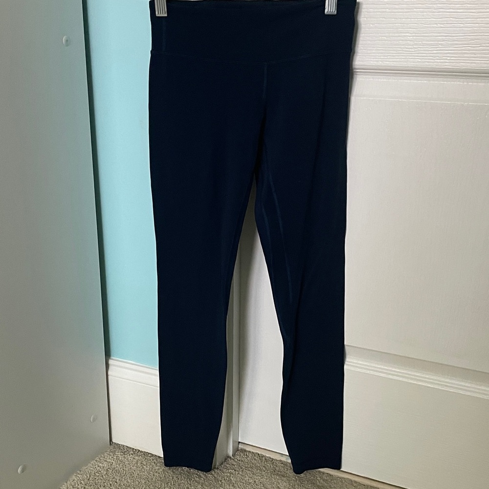 Classic High-Waist Navy Leggings